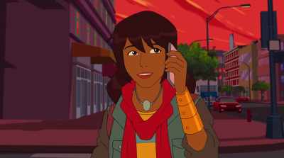 (PHONE BUTTONS CLICKING) - Marvel Rising: Playing with Fire