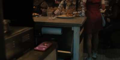 -[phone buzzing]
-♪ Party in the mummy's tomb ♪ - Hubie Halloween