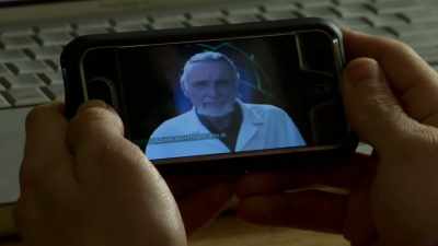 [phone buzzing] - Caller ID: Entity