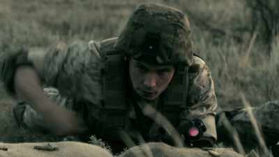 -[phone buzzing]
-[weapons firing] - Secrets of a Marine's Wife