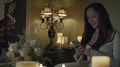 [phone chimes] - Love at First Lie
