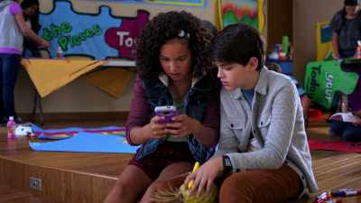 (phone chirps and buzzes) - Andi Mack