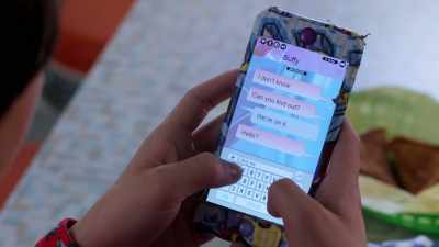 (phone chirps) - Andi Mack