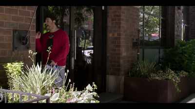 [phone line trilling] - Mr. Throwback