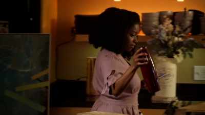 (PHONE PING)
Um, Krista and Mike are having - Mixed Baggage
