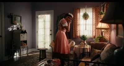 [phone ringing][music playing over radio] - Strange Angel