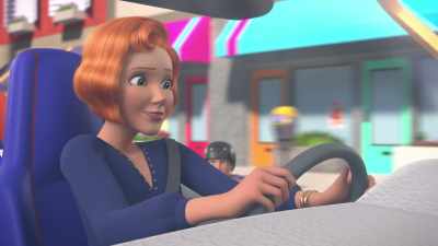-[phone ringing]
-[yelps] - Barbie: A Touch of Magic