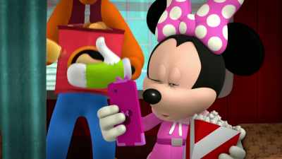 [PHONE RINGS AND BEEPS] - Mickey and Minnie Wish Upon a Christmas
