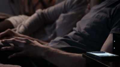 [phone vibrates] - #TextMeWhenYouGetHome