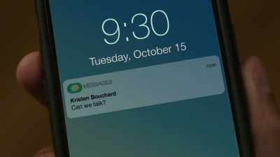 [PHONE VIBRATING] - Evil
