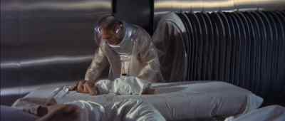 Photo lab to red map. - The Andromeda Strain
