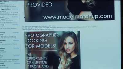 Photographer's fee will be paid
on the back end." - A Model Kidnapping