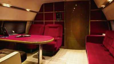 PHOTOS OF THE PLANE'S
LUXURIOUS INTERIOR - Who Killed Jeffrey Epstein?
