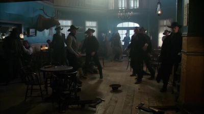 -(PIANO KEYS SMASHING)
-(GRUNTING) - DC's Legends of Tomorrow