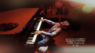 (piano music playing) - Elton John Live: Farewell from Dodger Stadium