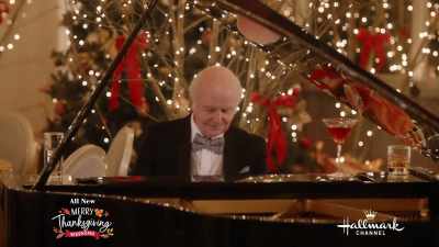 (piano playing
"O Come All Ye Faithful") - Christmas at Castle Hart