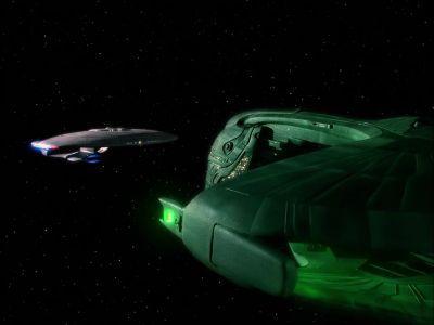 PICARD:
Captain's log, supplemental. - Star Trek: The Next Generation