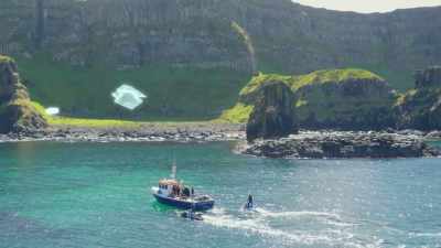 Picking up everything
from nylon fishing nets and car tires - Europe From Above