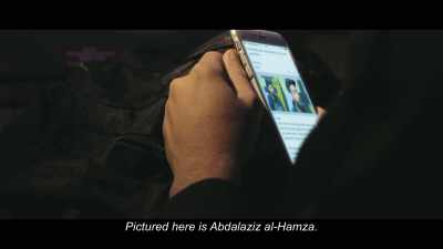 Pictured here
is Abdalaziz Alhamza. - City of Ghosts