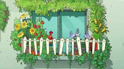 - [pigeons cooing] - It's Pony