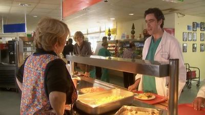 Pikey The earrings are a dead giveaway - Green Wing