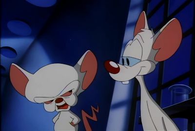 Pinky are you pondering what I'm pondering - Animaniacs