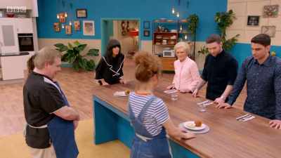 Pippa, you finished first. Please
push your Scotch egg forward. - Britain's Best Home Cook