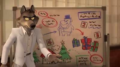Piranha will help Webs get to the antenna
so she can hack it. - The Bad Guys: A Very Bad Holiday