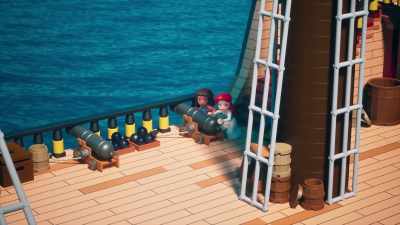 [pirate grumbles] - LEGO Disney Princess: The Castle Quest