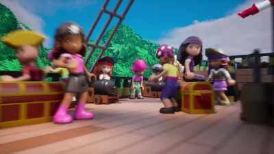 [pirates gasp, grunt] - LEGO Disney Princess: The Castle Quest
