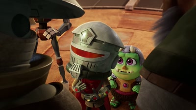 -[pirates laughing]
-[Taborr groans] - Star Wars: Young Jedi Adventures