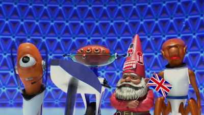 - [Pixbee] Beep.
- [beeping] - Alien TV