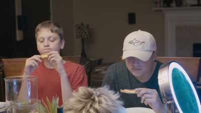 Pizza and makeup, huh?
Our new Friday nights? - Transformer