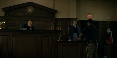 Place your left hand on the Bible.
Raise your right hand. - Accused
