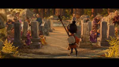 Place the lamp at the altar. - Kubo and the Two Strings
