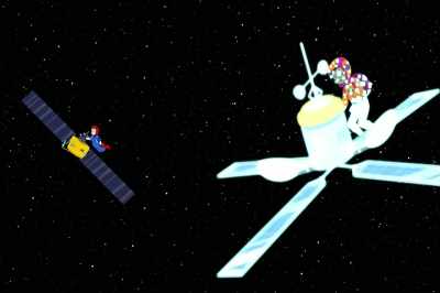 Place the satellites in orbit.
I'll make sure the links work. - The Magic School Bus Rides Again
