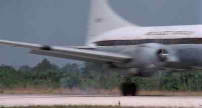 (plane wheels skidding) - The Dogs of War