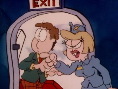 Plane with the rest of theslime - Garfield in Paradise