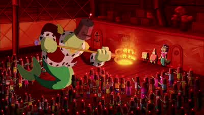 SpongeBob what happenedPlankton cheatedCheatedHold on there baldyOh grow upWhat you think this is a game of kickball on the playgroundYou never had a chance to defeat me foolAnd you know whyBecause you cheatedNo not because I cheatedbecause I'm an evil - The SpongeBob SquarePants Movie