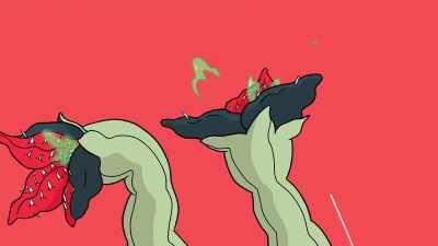 [ Plant shrieking ] - Victor and Valentino