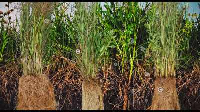 Plants are feeding
soil microorganisms carbon, - Kiss the Ground