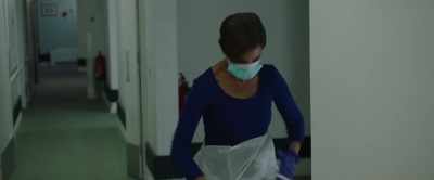 (plastic apron rustling) - This England