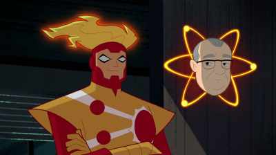 PLASTIC MAN: Let me just say what a
privilege it is working with you, sir. - Justice League Action