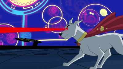 PLASTIC MAN: (SCATTING) ♪
Scrounging food for a cat - Justice League Action