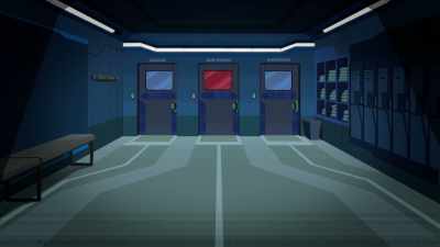 -(PLASTIC MAN YELPING) Help!
Help! -(DOOR THUDDING) - Justice League Action