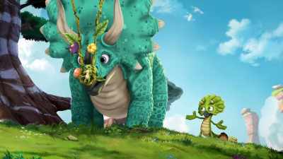 Play catch? Plant some trees?
Have a sled race? - Gigantosaurus