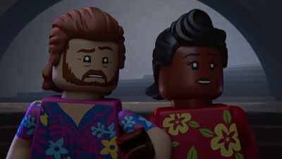 -Play it cool.
-(FUNKY MUSIC PLAYING) - Lego Star Wars Summer Vacation