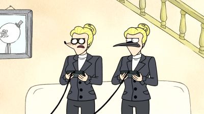 Play video games or you're fired - Regular Show