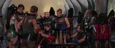 - Play with us, earthling.
- You must play with us. - Barbarella