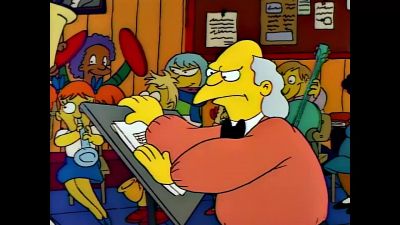 (playing blues) - The Simpsons